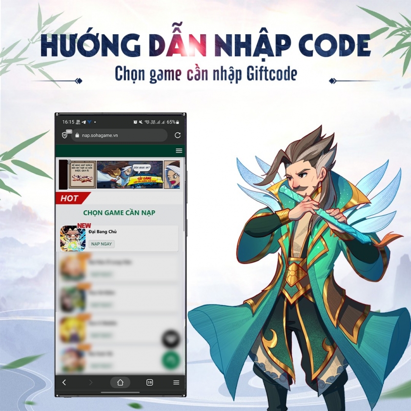 Code Đại Bang Chủ mới nhất và cách nhập 315158