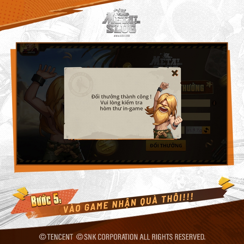 Code Metal Slug Awakening mới nhất và cách nhập 316695