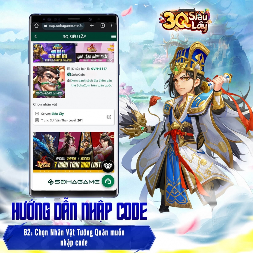 Code 3Q Siêu Lầy mới nhất và cách nhập 329755