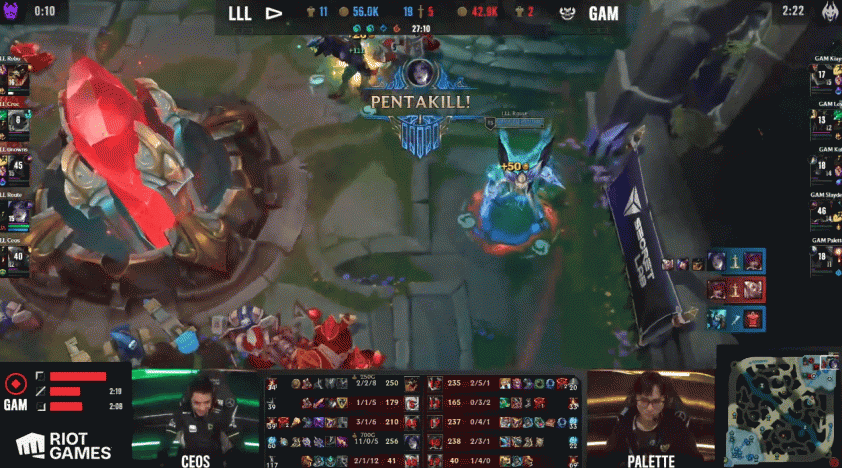 VIDEO: LOUD hủy diệt GAM, Pentakill đầu tiên tại CKTG 2023 339321