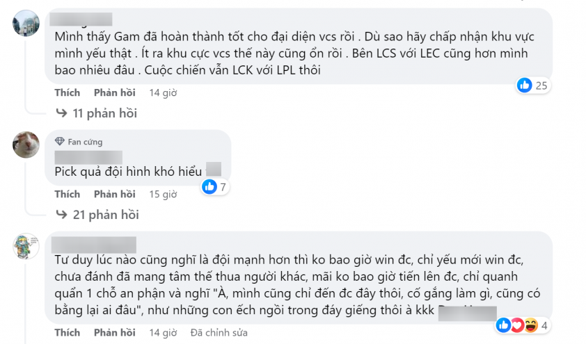 CKTG 2023: Cộng đồng VCS nói gì về thất bại của GAM trước DK? 347930
