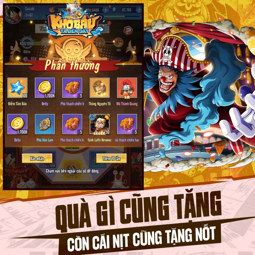 Code Kho Báu Ta Đến Đây mới nhất và cách nhập 358629