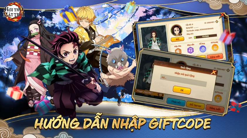 Code Hơi Thở Mặt Trời mới nhất và cách nhập 376665