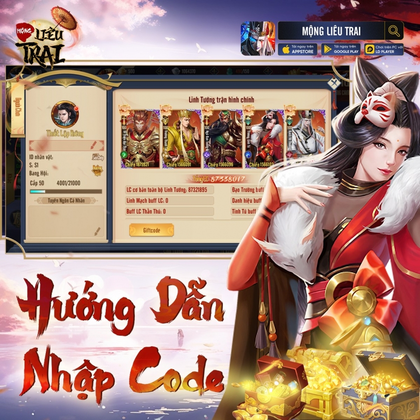 Code Mộng Liêu Trai mới nhất và cách nhập 385438