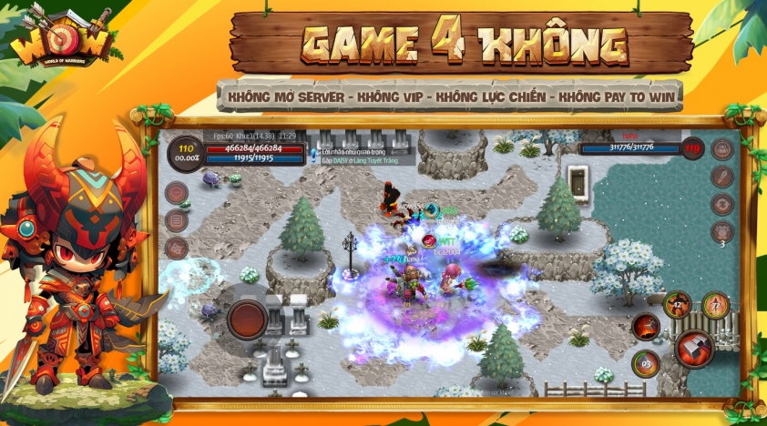 Code WOWs Làng Hiệp Sĩ mới nhất và cách nhập 394856