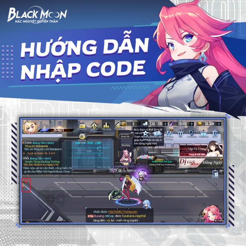 Code Hắc Nguyệt Quyền Thần 06/2025 và cách nhập 397021