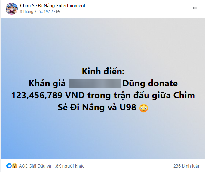 Đại gia chi hàng trăm triệu donate cho giải đấu AOE 416494
