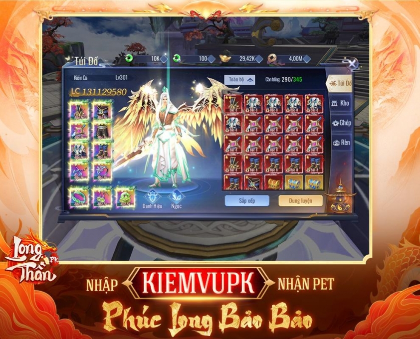 Code Long Thần PK mới nhất và cách nhập 423971
