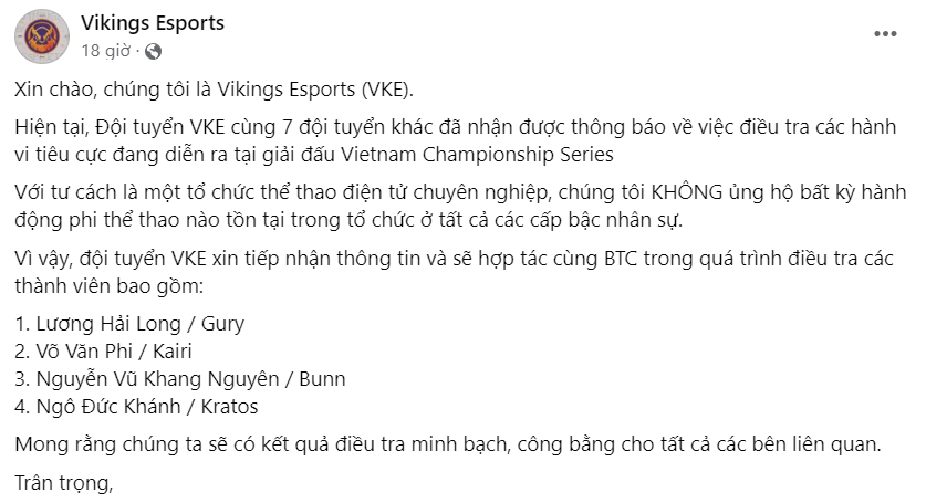 LMHT: Các đội VCS nói gì về