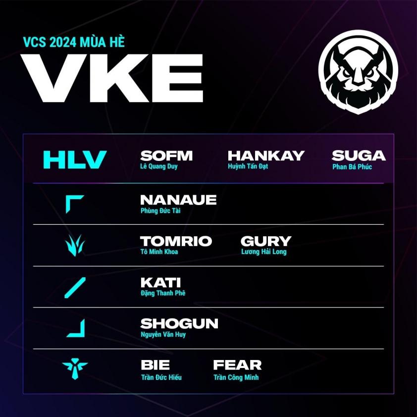 LMHT: Đội hình Vikings Esports tại mùa giải 2024 484256