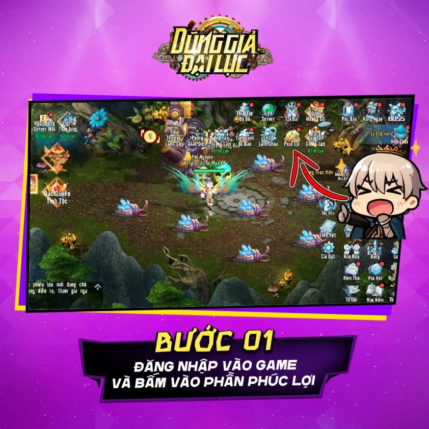 Code Dũng Giả Đại Lục VGP mới nhất và cách nhập 564813