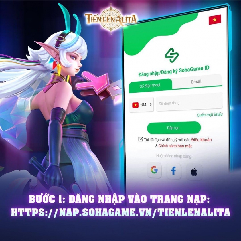 Code Tiến Lên Alita mới nhất và cách nhập 564804