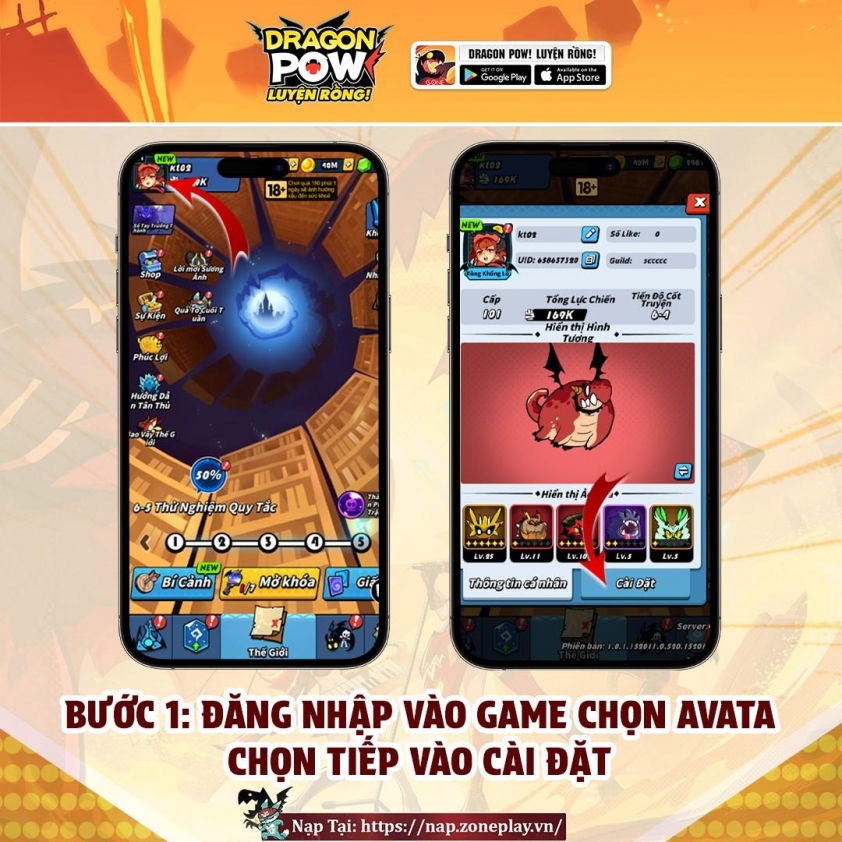 Code Dragon POW Luyện Rồng mới nhất và cách nhập 575766Code Dragon POW Luyện Rồng mới nhất và cách nhập 575766