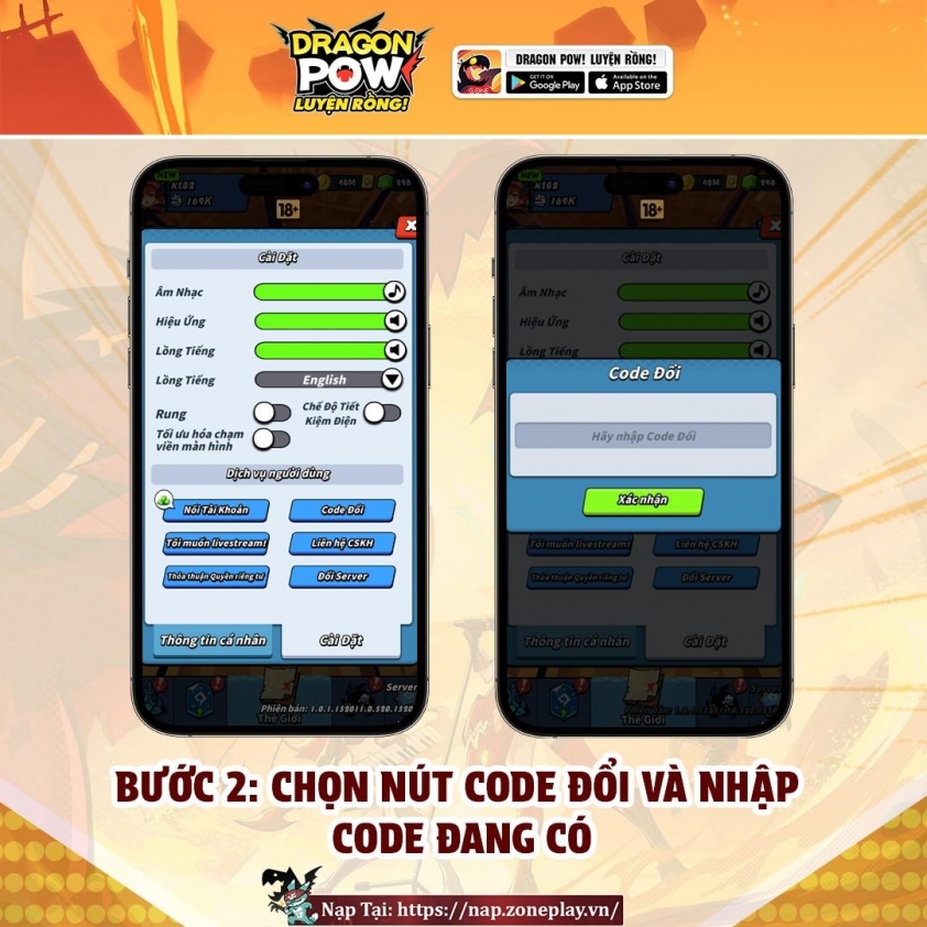 Code Dragon POW Luyện Rồng mới nhất và cách nhập 575765Code Dragon POW Luyện Rồng mới nhất và cách nhập 575765