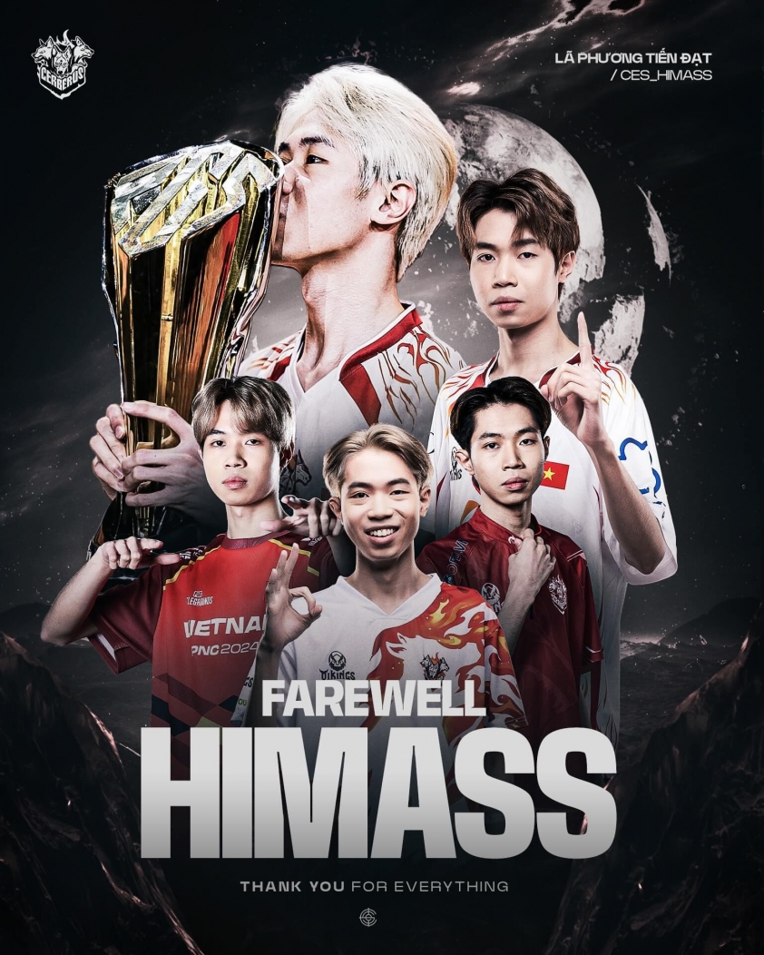CERBERUS Esports chia tay 'Quỷ Đầu Bạc' 577535