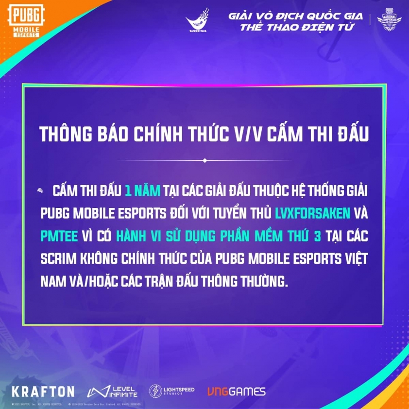 'Forsaken Việt Nam' bị cấm thi đấu 598967