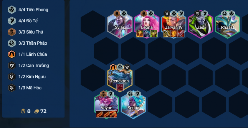 Cách chơi đội hình Reroll Vayne - Jarvan DTCL Mùa 14 624792