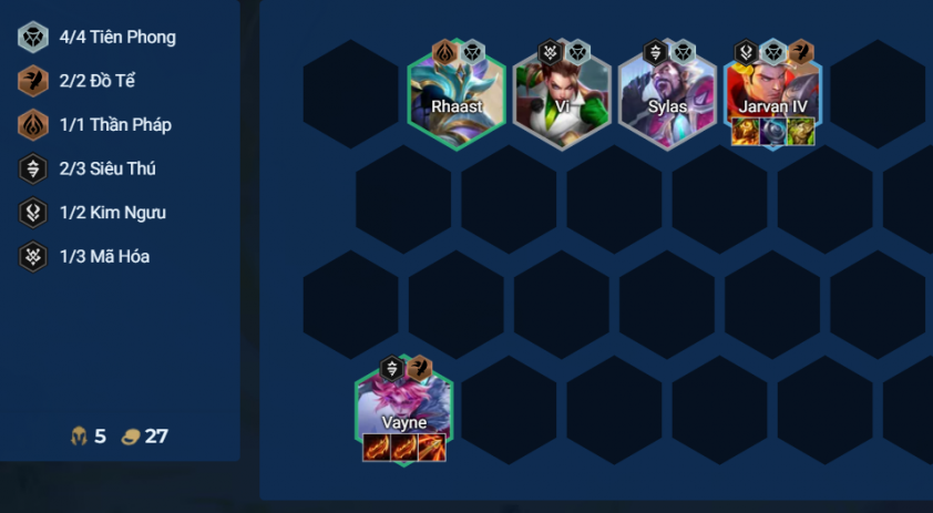 Cách chơi đội hình Reroll Vayne - Jarvan DTCL Mùa 14 624786