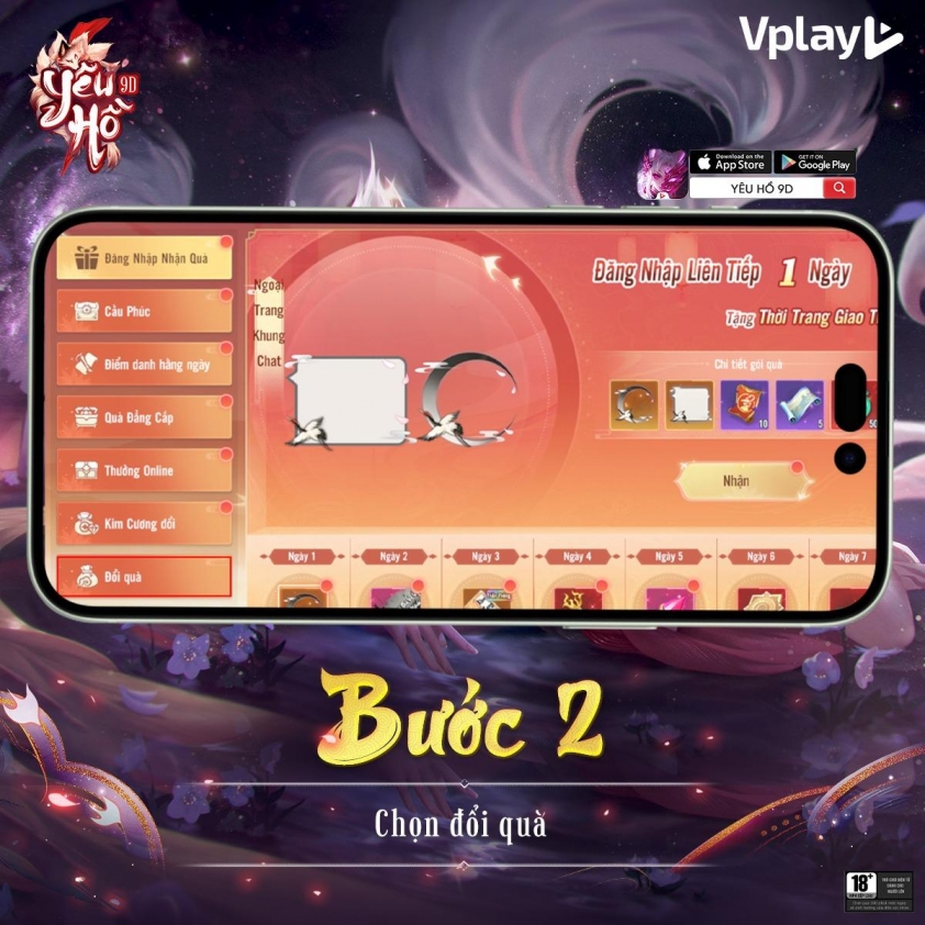 Code Yêu Hồ 9D mới nhất 08/2025 và cách nhập 648188