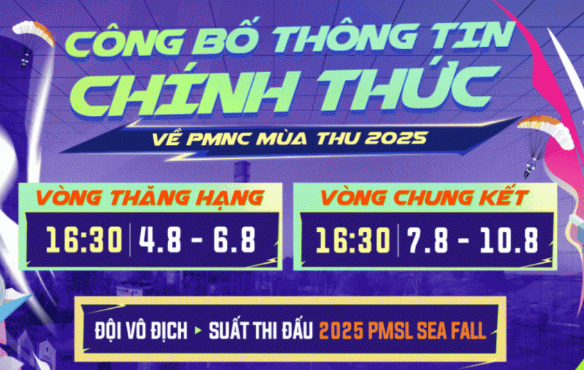 Chung Kết PMNC Mùa Thu 2025 chính thức khởi tranh 680559