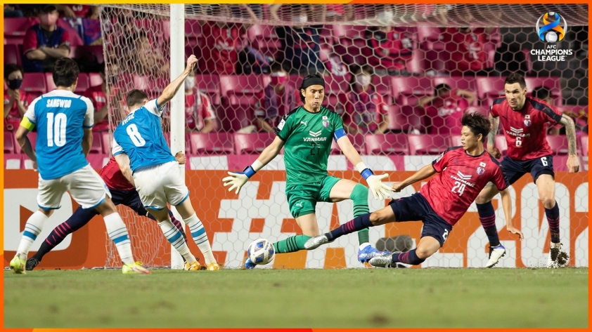 Cerezo Osaka ngậm ngùi chia tay AFC Champions League 2021 (Ảnh: AFC)