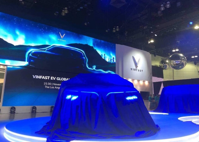 Cận cảnh gian hàng hoành tráng của VinFast tại Los Angeles Auto Show