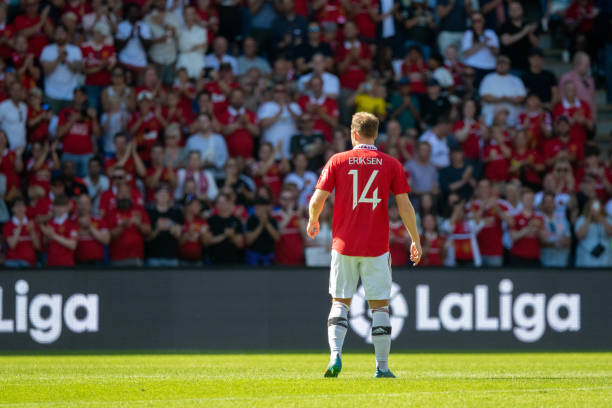 Eriksen vào sân giúp cho thế trận của MU khởi sắc hơn. Tuy vậy khâu dứt điểm của họ trong ngày hôm nay vẫn thực sự tệ. Ảnh: internet