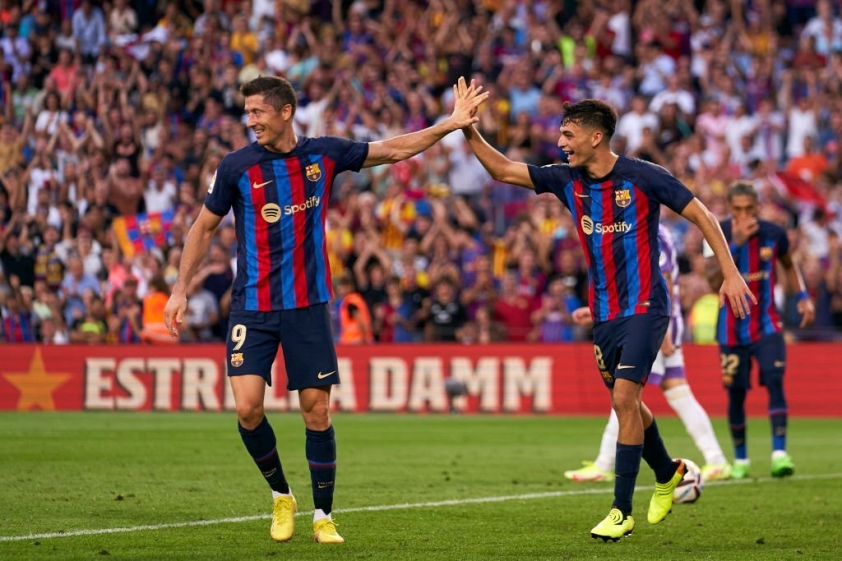 Pedri cũng đã có bàn thắng đầu tiên cho riêng mình tại La Liga năm nay. Ảnh: internet