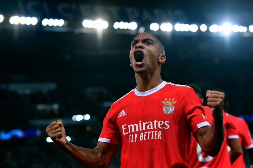 J. Mario đánh dấu ngày thi đấu khá tốt của mình bằng bàn thắng giúp Benfica cân bằng tỷ số (Ảnh: internet)
