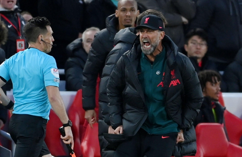 CHÍNH THỨC: Jurgen Klopp nhận án phạt sau thẻ đỏ trận Liverpool vs Man City 209722