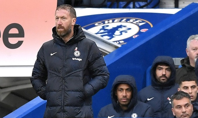 Graham Potter đang trải qua quãng thời gian khó khăn nhất kể từ khi dẫn dắt Chelsea (Ảnh: internet)