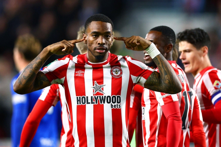 Ivan Toney hiện đang là niềm hy vọng lớn nhất ở mùa giải năm nay của Brentford (Ảnh: GETTY)