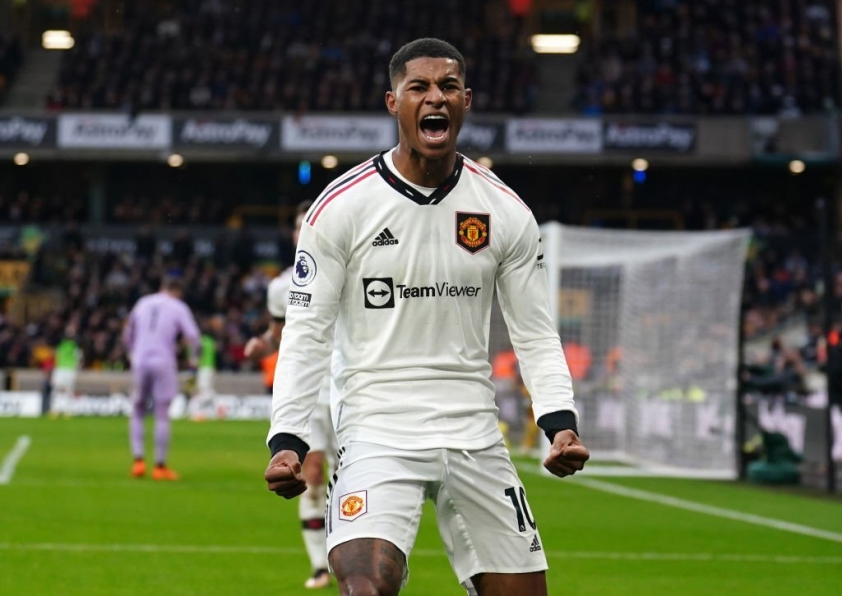 Rashford đã ghi bàn ở 3 trận đấu gần nhất cho MU, một phong độ hủy diệt của tiền đạo người Anh (Ảnh: Getty)