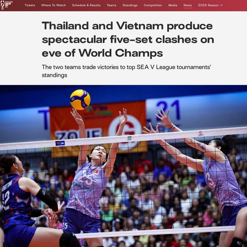 Liên đoàn Bóng chuyền thế giới bất ngờ khen ngợi Việt Nam 684400