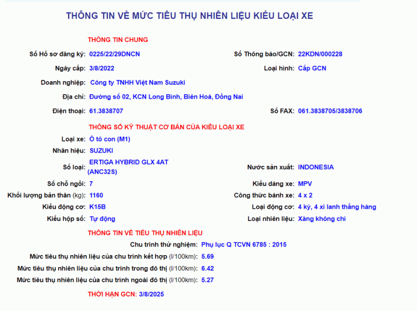 Suzuki xác nhận sẽ bán Ertiga Hybrid tại Việt Nam, giá dự kiến 518,6 triệu đồng 183315