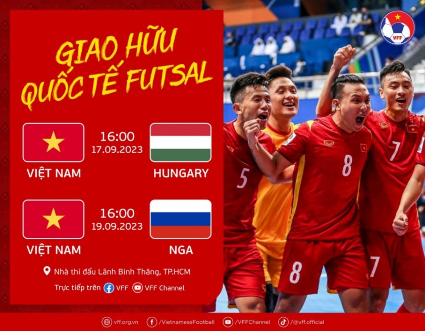 Vé xem ĐT futsal Việt Nam đấu đội hạng 4 thế giới rẻ không ngờ 327037