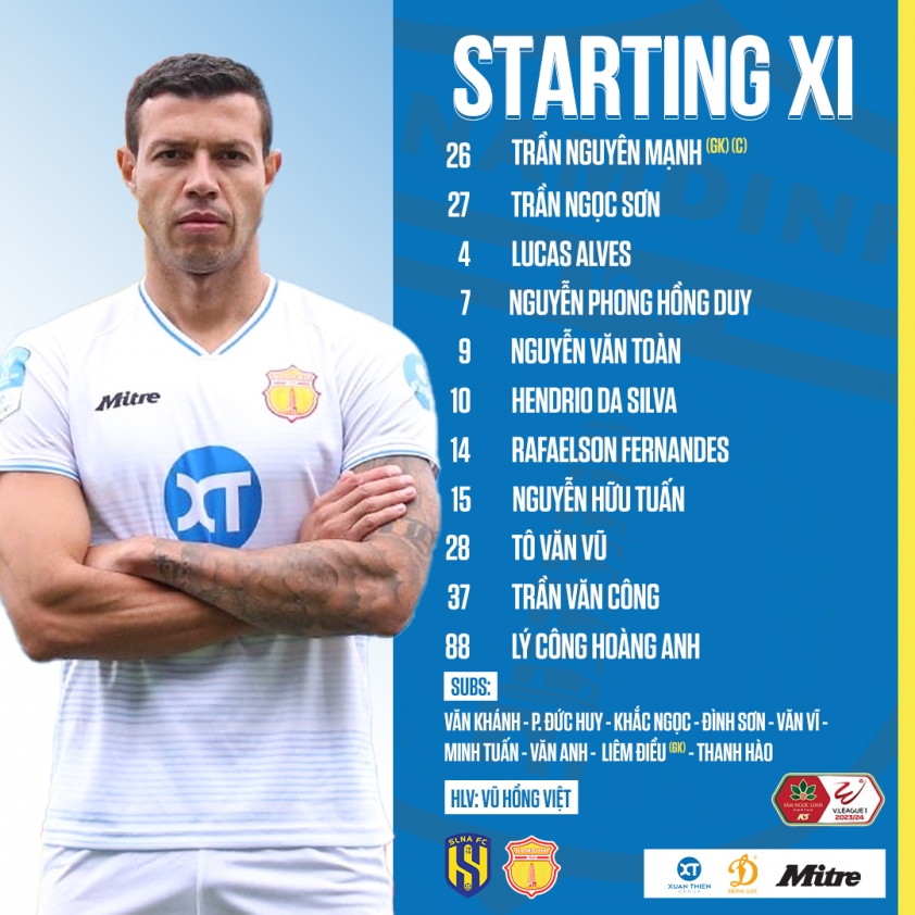 Trực tiếp SLNA vs Nam Định, 18h00 hôm nay 3/3 415195