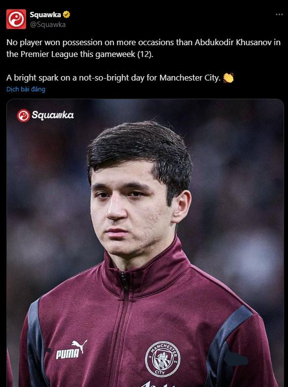 Trung vệ đối đầu với Việt Nam tại thông số khủng ở Man City 596994