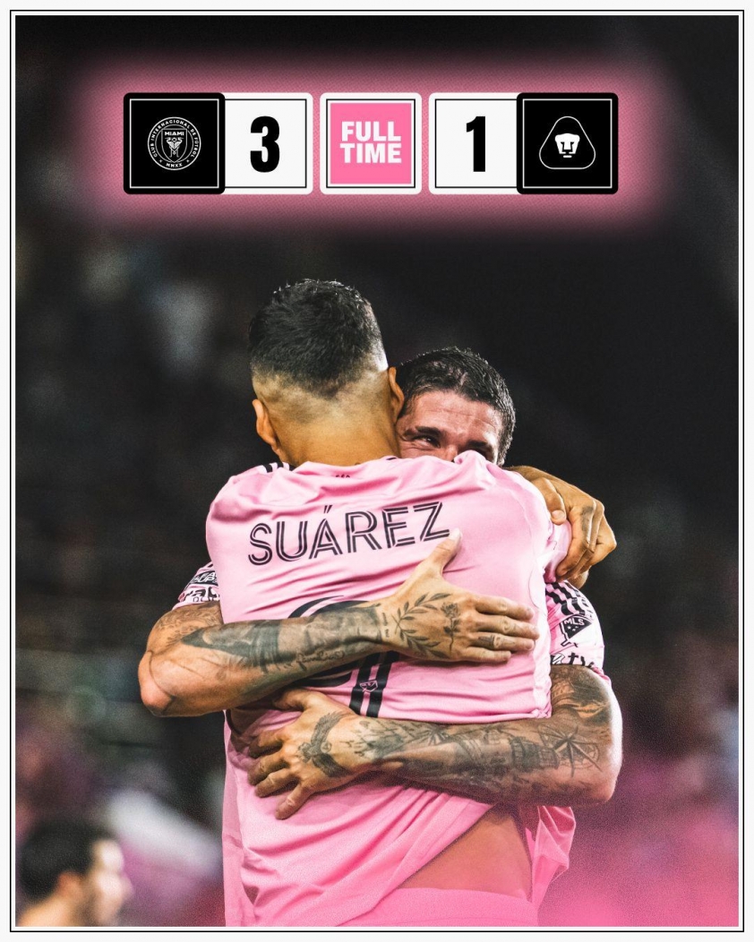 Trực tiếp Inter Miami 3-1 UNAM Pumas: Suarez tỏa sáng 679676