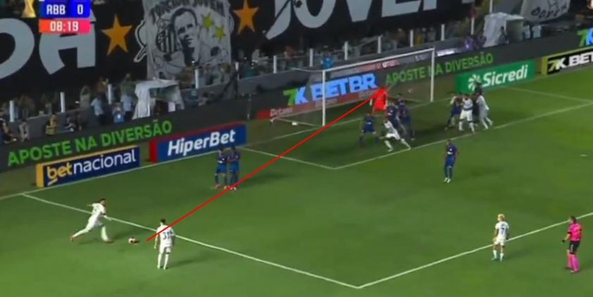 Video: Neymar ghi bàn tuyệt đẹp từ cú đá phạt cho Santos 599537