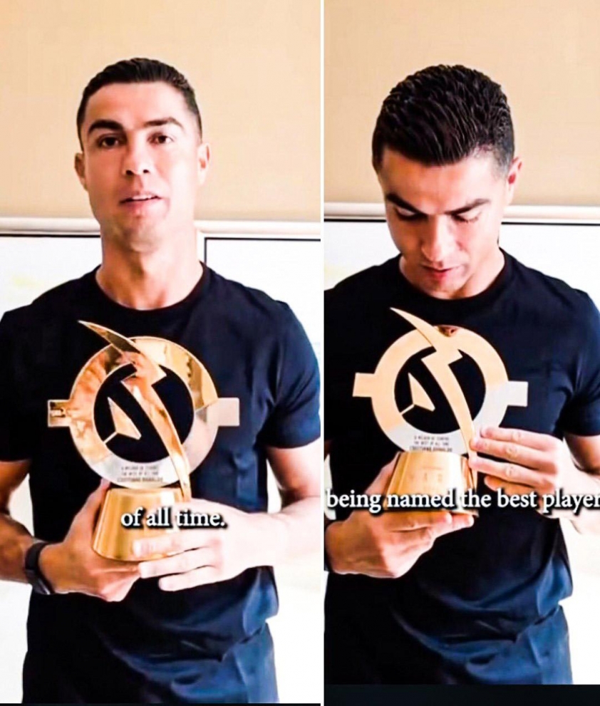 Ronaldo chính thức nhận giải xuất sắc nhất mọi thời đại 702217