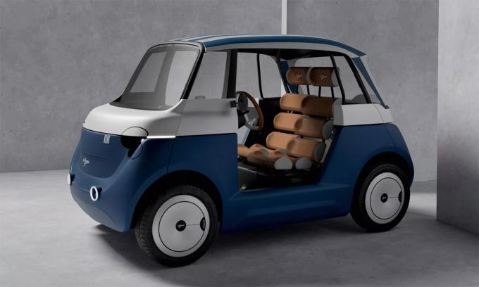 Cận cảnh Fiat Topolino - mẫu xe điện mini hàng thửa có giá quy đổi 1,5 tỷ đồng 520294