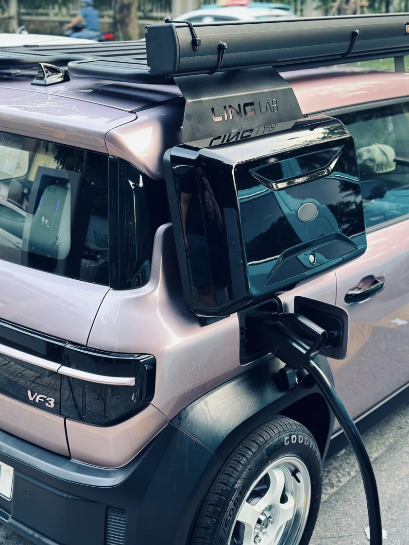 Xuất hiện VinFast VF3 độ Defender cực