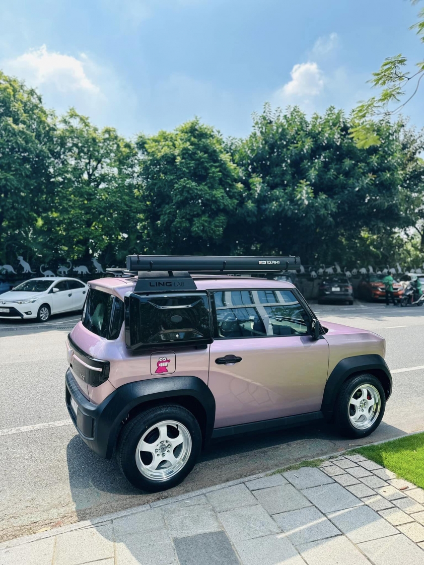 Xuất hiện VinFast VF3 độ Defender cực