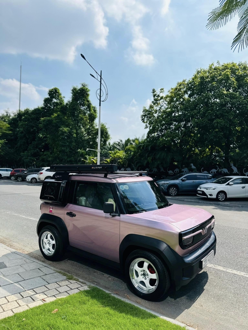 Xuất hiện VinFast VF3 độ Defender cực