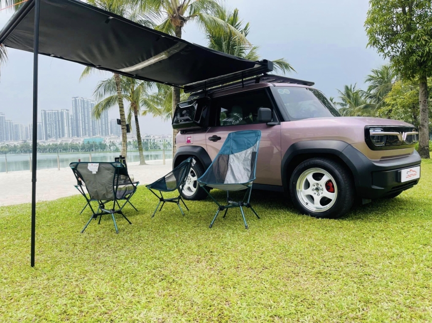 Xuất hiện VinFast VF3 độ Defender cực