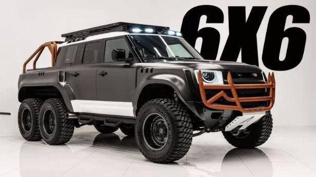 Hãng độ Apocalypse hô biến Land Rover Defender thành bán tải 6x6 533606