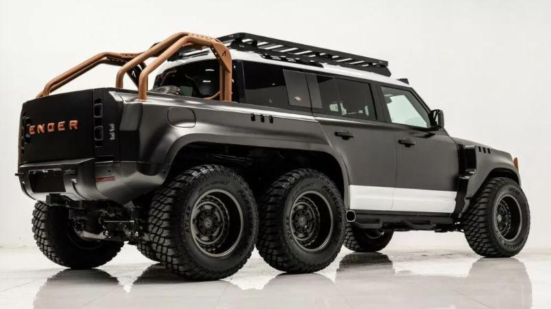 Hãng độ Apocalypse hô biến Land Rover Defender thành bán tải 6x6 533616