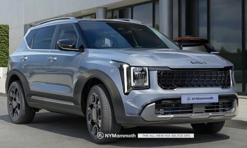 Kia Seltos 2025 hé lộ thiết kế với cảm hứng từ đàn anh Telluride 573534