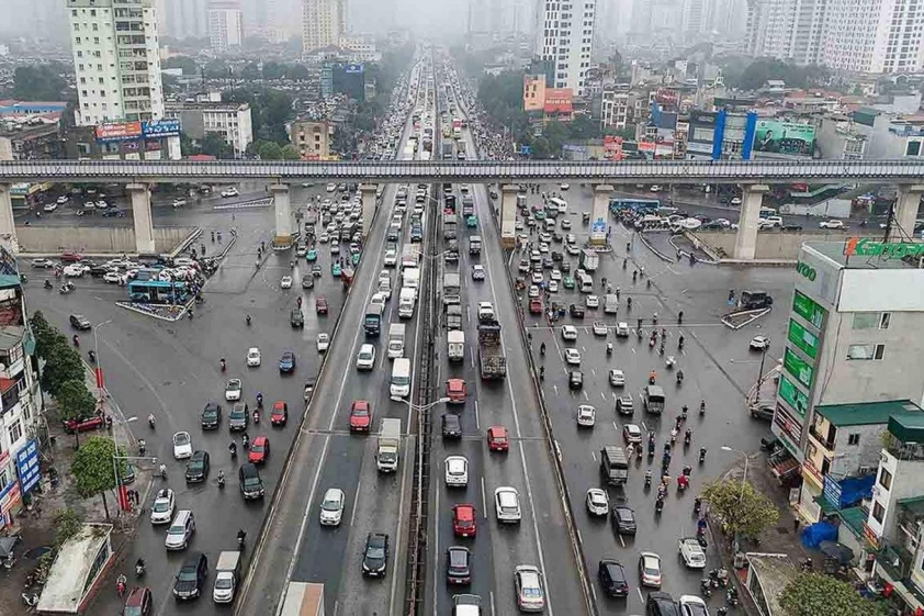 Hà Nội đề xuất cho phép ô tô đi vào làn khẩn cấp trên đường Vành đai 3 trên cao trong thời gian sửa đường 613037